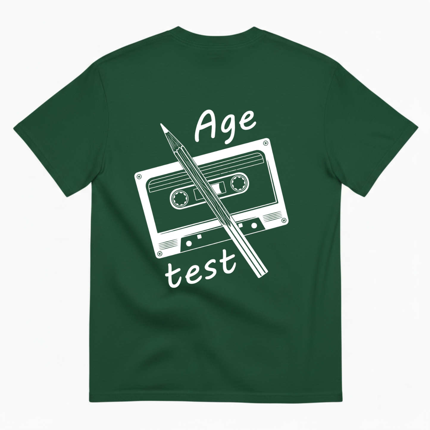 AGE TEST T - SHIRT (BACK PRINT)