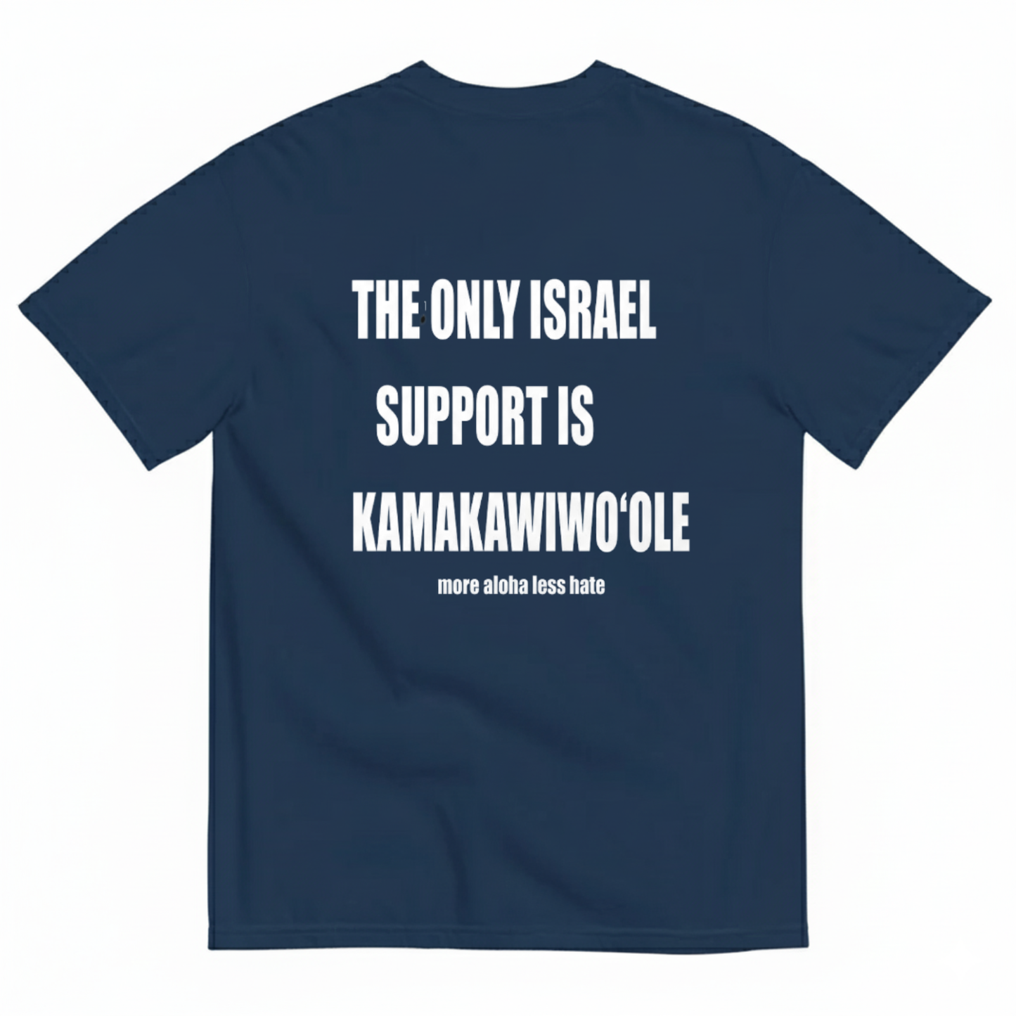 The Only Israel Support is Kamakawiwoʻole T- SHIRT