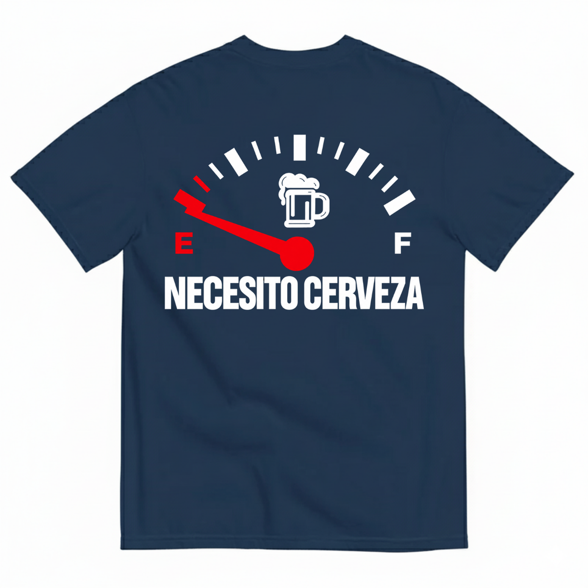 NECESITO CERVEZA T-SHIRT (BACK PRINT)