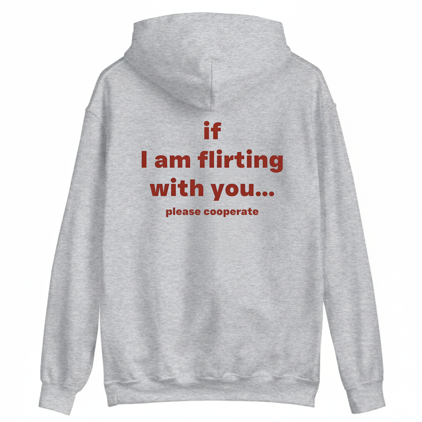 if I am flirting with you... please cooperate Hoodie