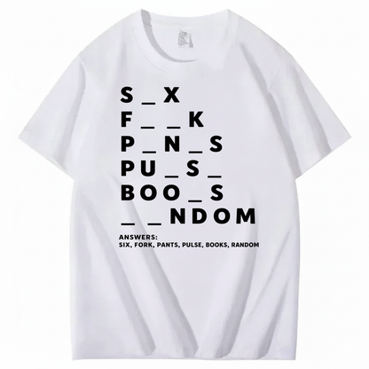 DIRTY MIND TEST T-SHIRT (FRONT PRINT)