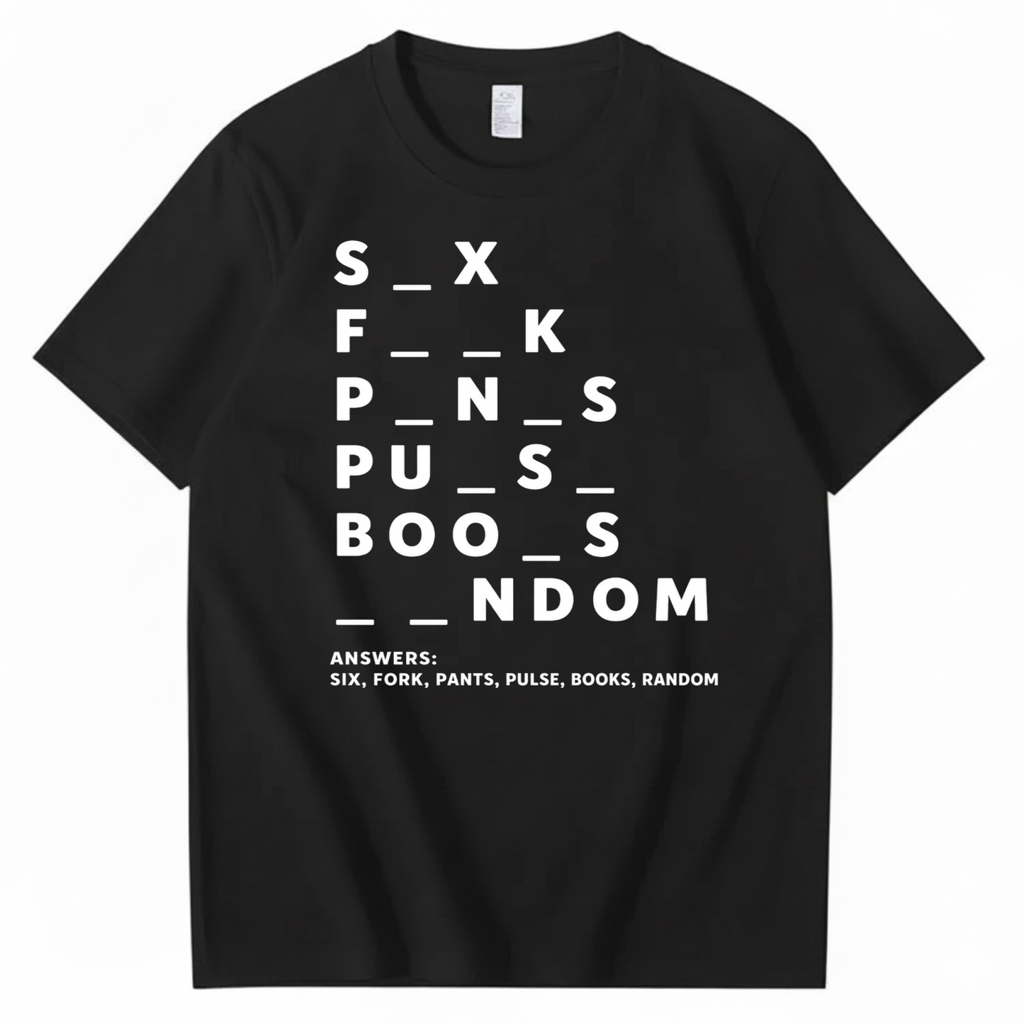 DIRTY MIND TEST T-SHIRT (FRONT PRINT)