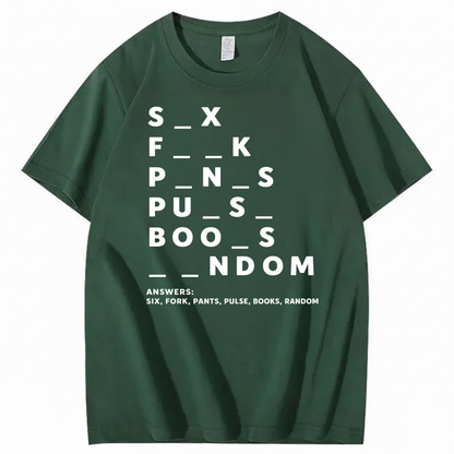 DIRTY MIND TEST T-SHIRT (FRONT PRINT)