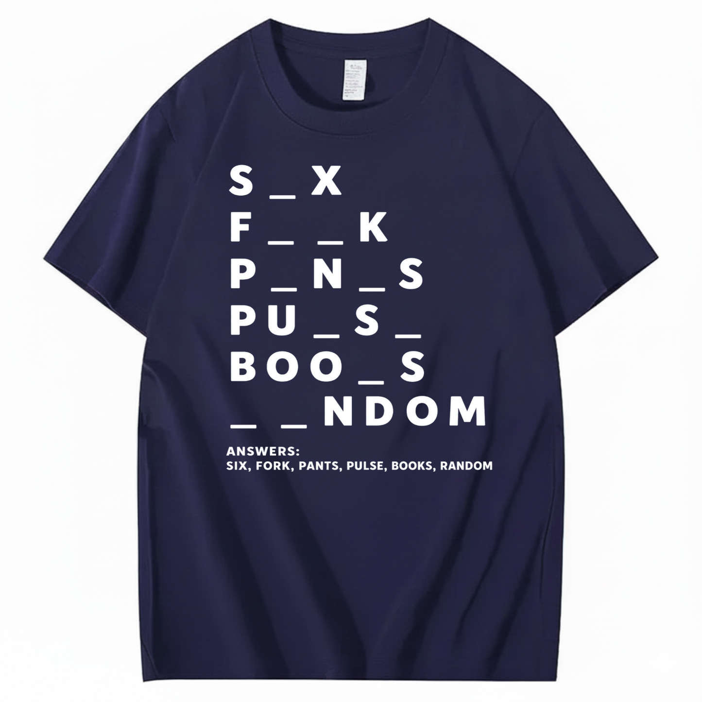 DIRTY MIND TEST T-SHIRT (FRONT PRINT)
