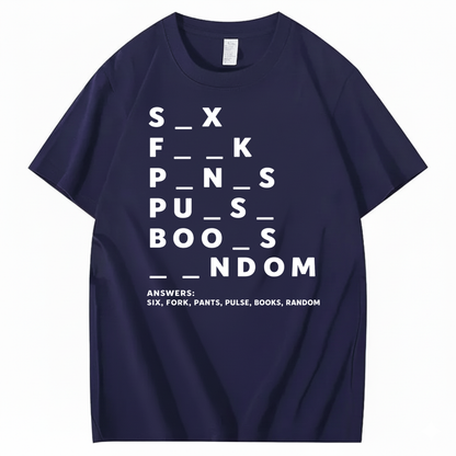 DIRTY MIND TEST T-SHIRT (FRONT PRINT)