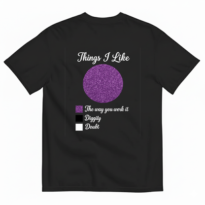 THINGS I LIKE T - SHIRT (BACK PRINT)