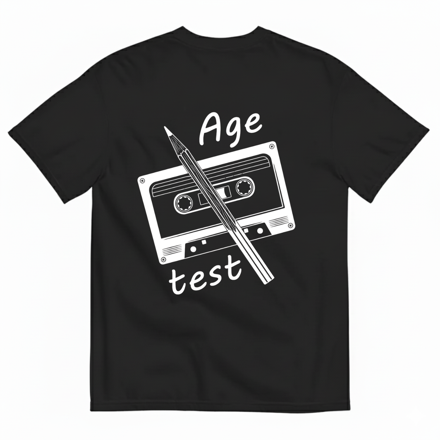 AGE TEST T - SHIRT (BACK PRINT)