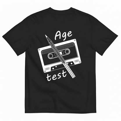 AGE TEST T - SHIRT (BACK PRINT)