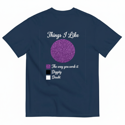 THINGS I LIKE T - SHIRT (BACK PRINT)