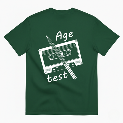 AGE TEST T - SHIRT (BACK PRINT)