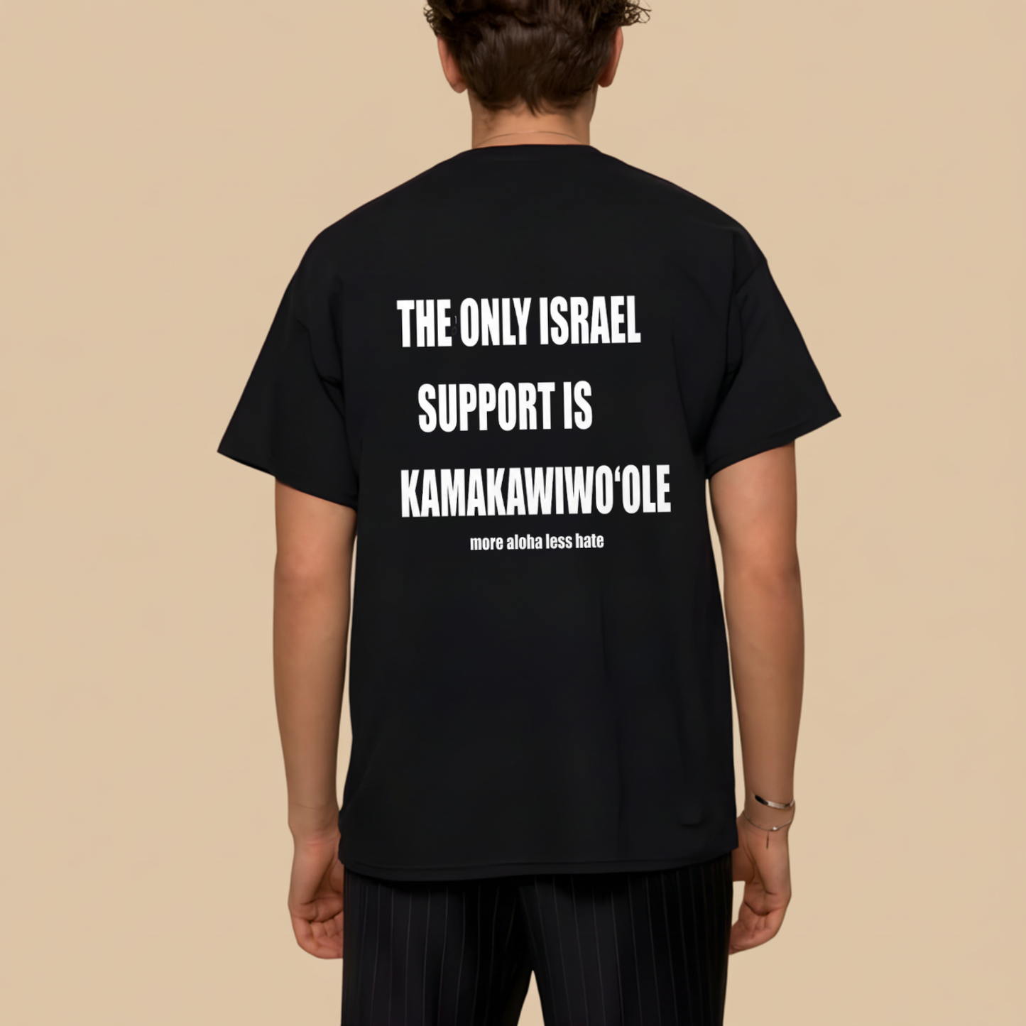 The Only Israel Support is Kamakawiwoʻole T- SHIRT