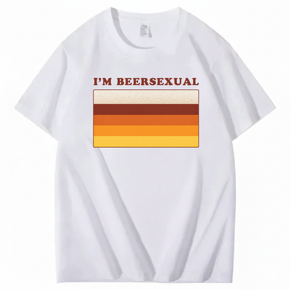 I’M BEERSEXUAL T-SHIRT (FRONT PRINT)