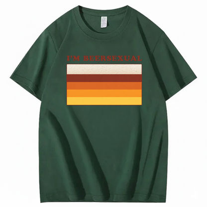 I’M BEERSEXUAL T-SHIRT (FRONT PRINT)