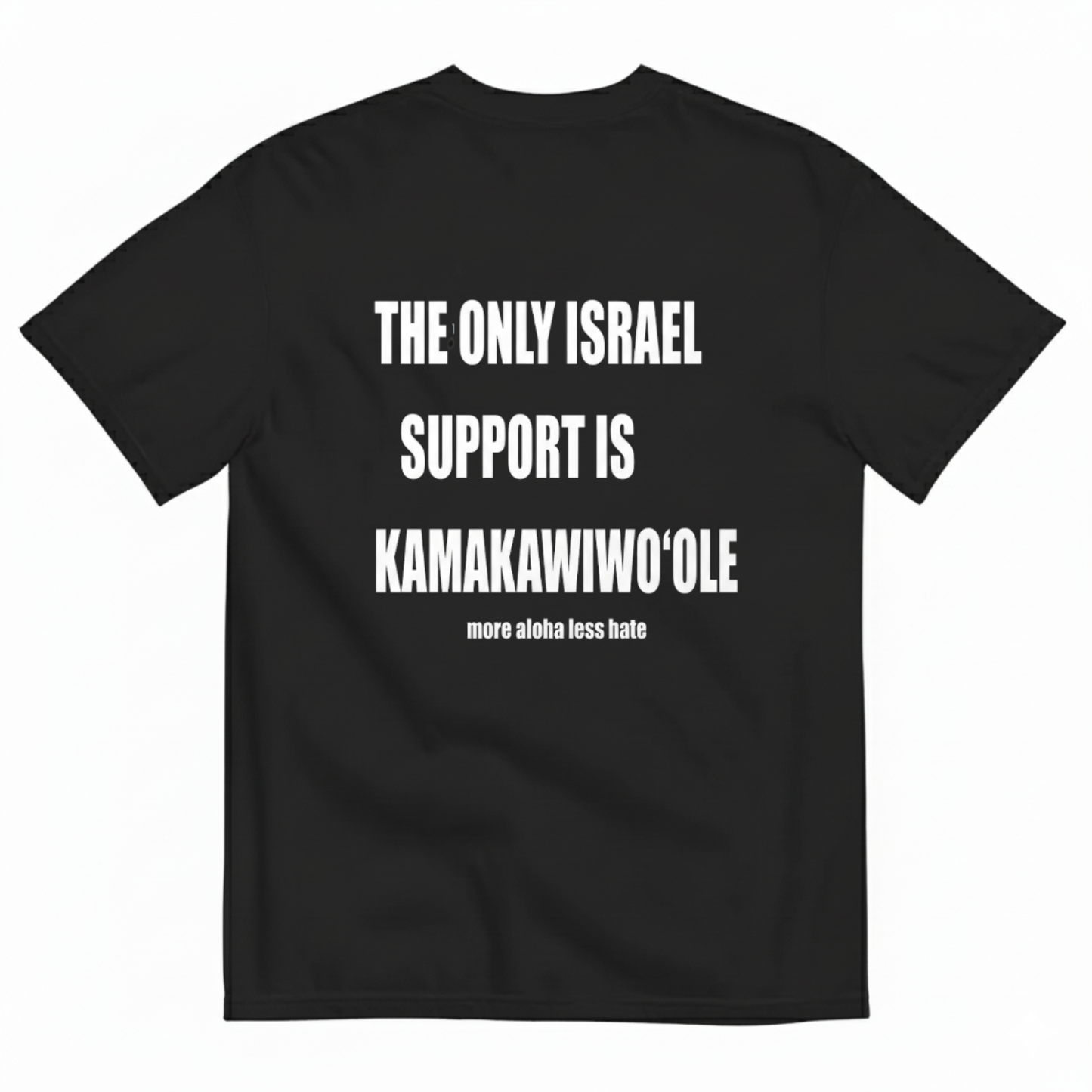 The Only Israel Support is Kamakawiwoʻole T- SHIRT