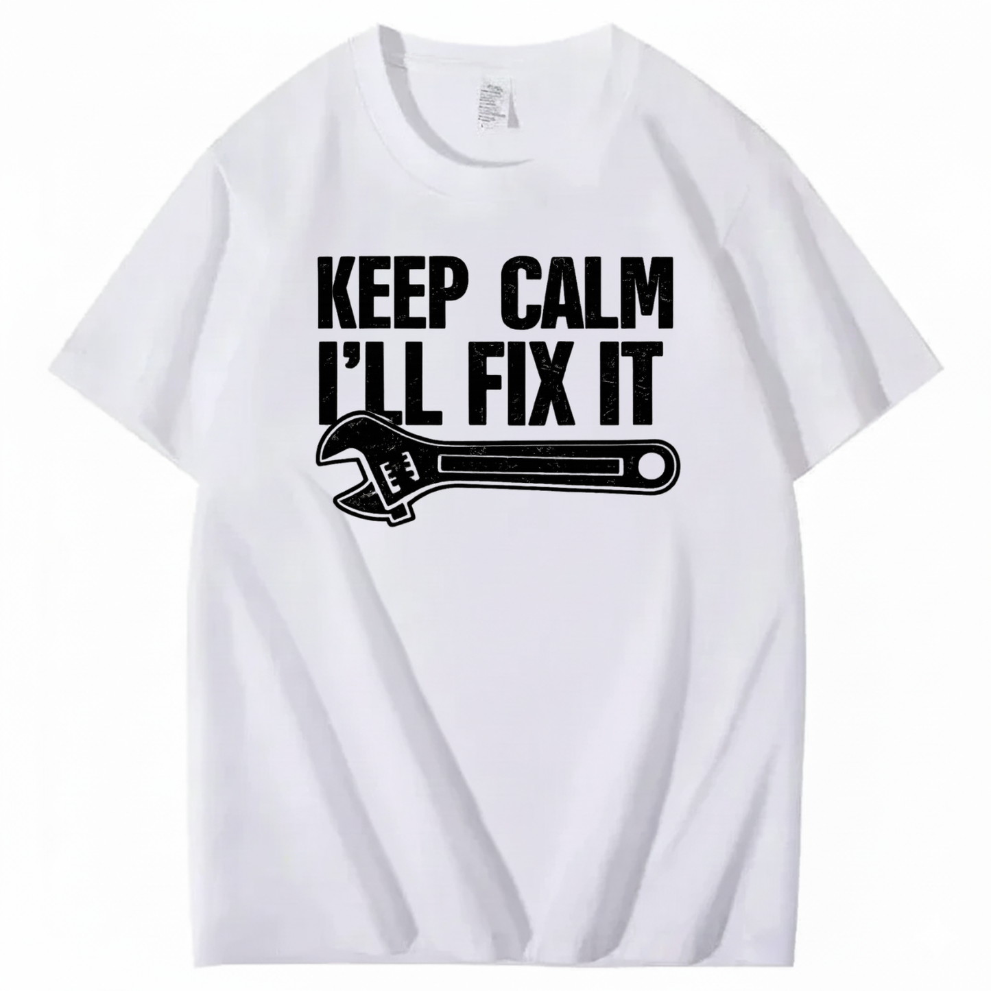 KEEP CALM I’LL FIX IT T-SHIRT (FRONT PRINT)