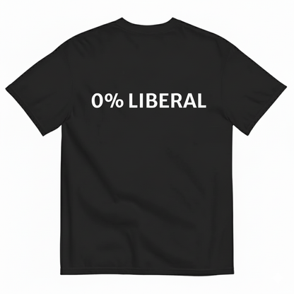 0% LIBERA  T - SHIRT (BACK PRINT)