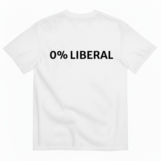 0% LIBERA  T - SHIRT (BACK PRINT)