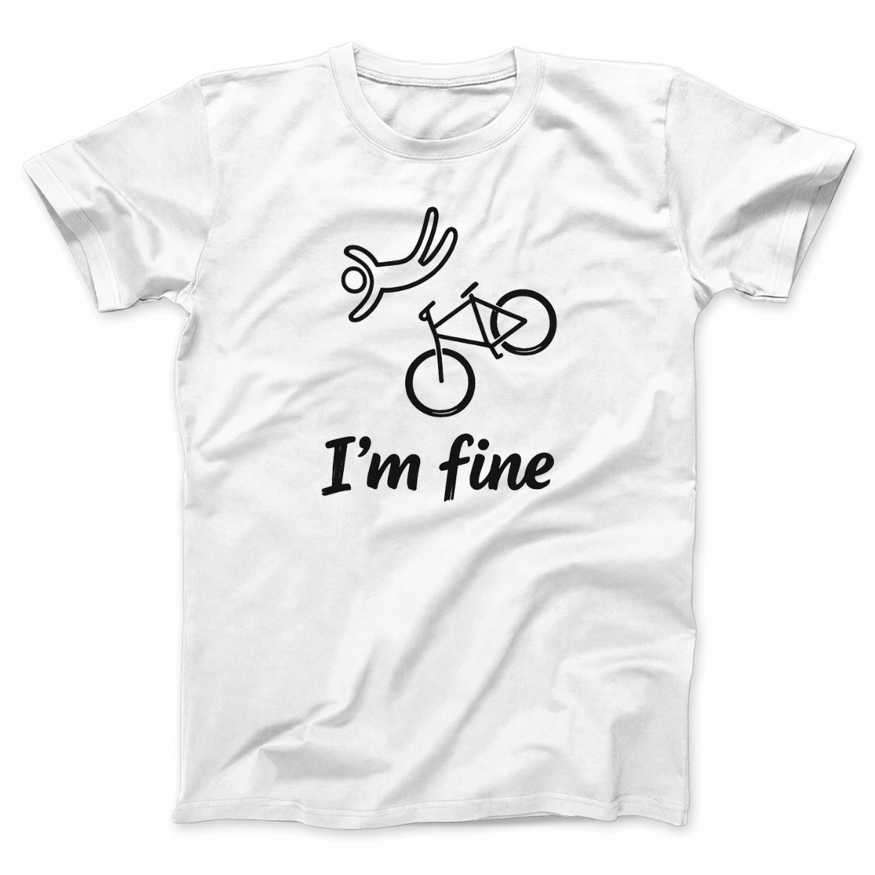 I'M FINE T - SHIRT (FRONT PRINT)