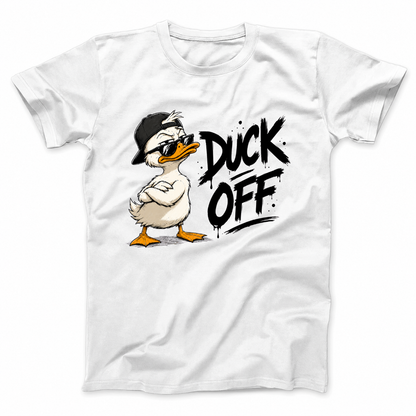 DUCK OFF T - SHIRT (FRONT PRINT)