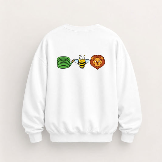 HOSE BEE LION SWEATSHIRT (BACK PRINT)