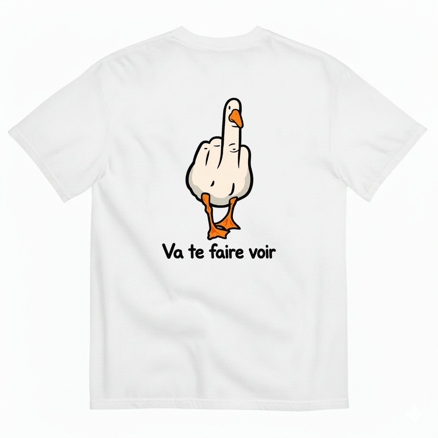 VA TE FAIRE VOIR GOOSE T-SHIRT (BACK PRINT)