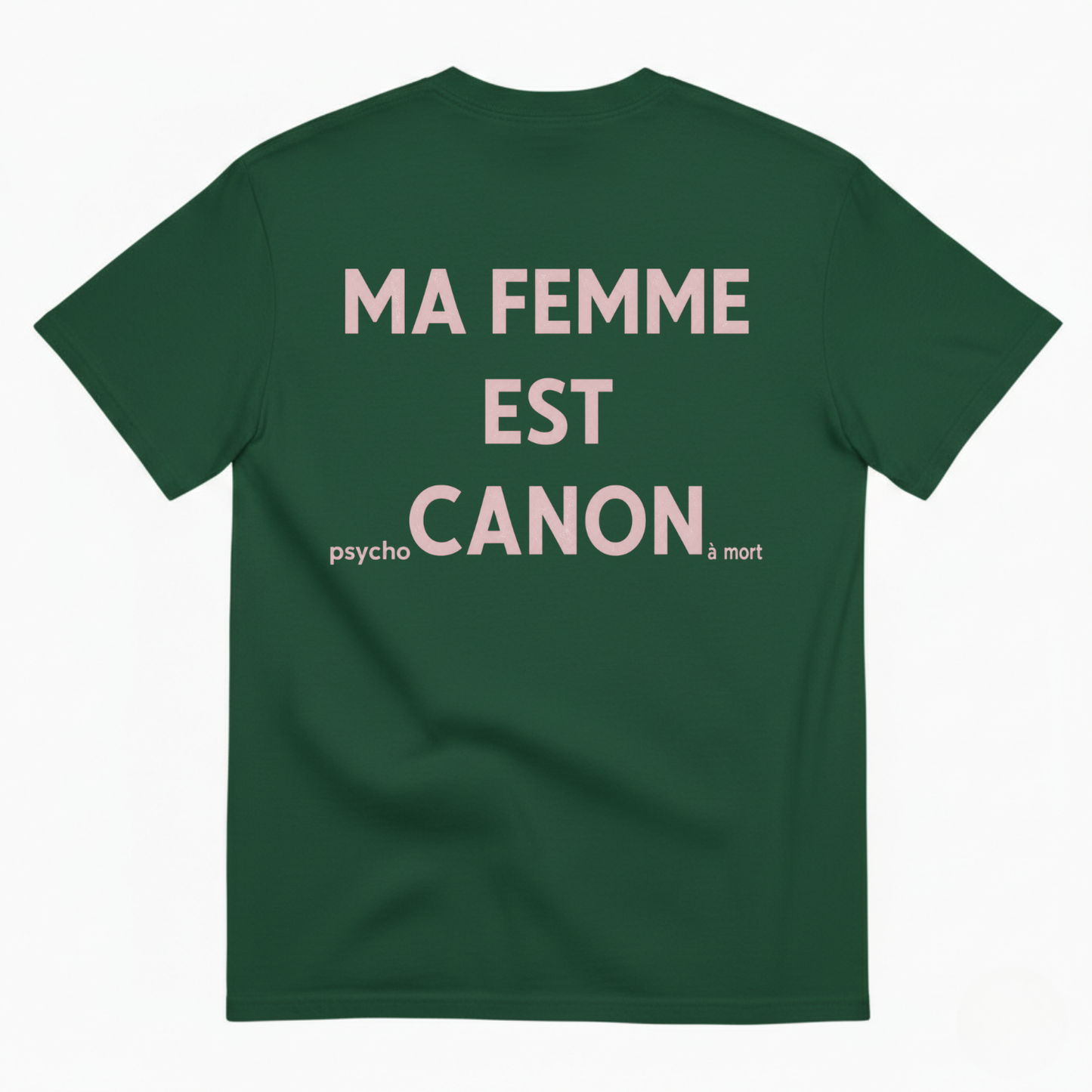 MA FEMME EST CANON T-SHIRT (BACK PRINT)