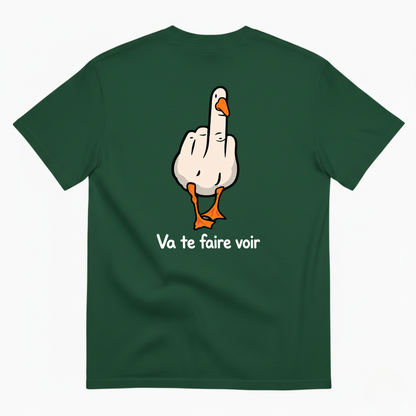 VA TE FAIRE VOIR GOOSE T-SHIRT (BACK PRINT)