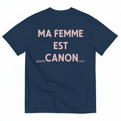 MA FEMME EST CANON T-SHIRT (BACK PRINT)