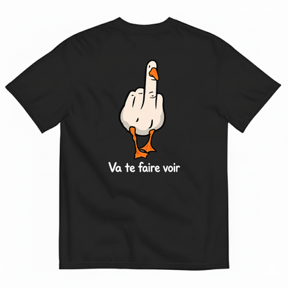 VA TE FAIRE VOIR GOOSE T-SHIRT (BACK PRINT)