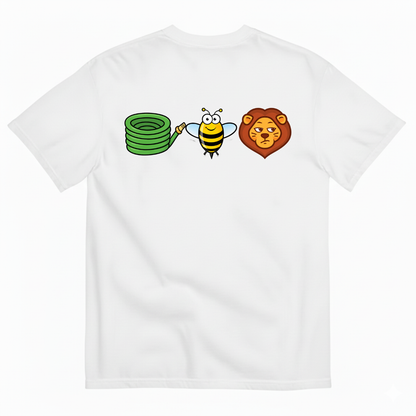 HOSE BEE LION T-SHIRT (BACK PRINT)