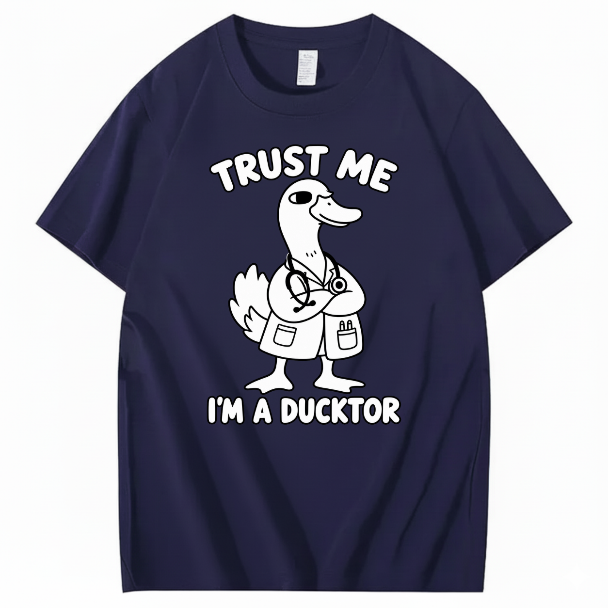 TRUST ME I’M A DUCKTOR T-SHIRT (FRONT PRINT)