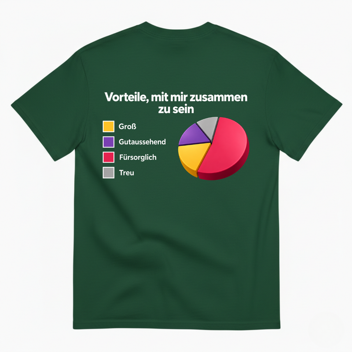 VORTEILE, MIT MIR ZUSAMMEN ZU SEIN T-SHIRT (BACK PRINT)
