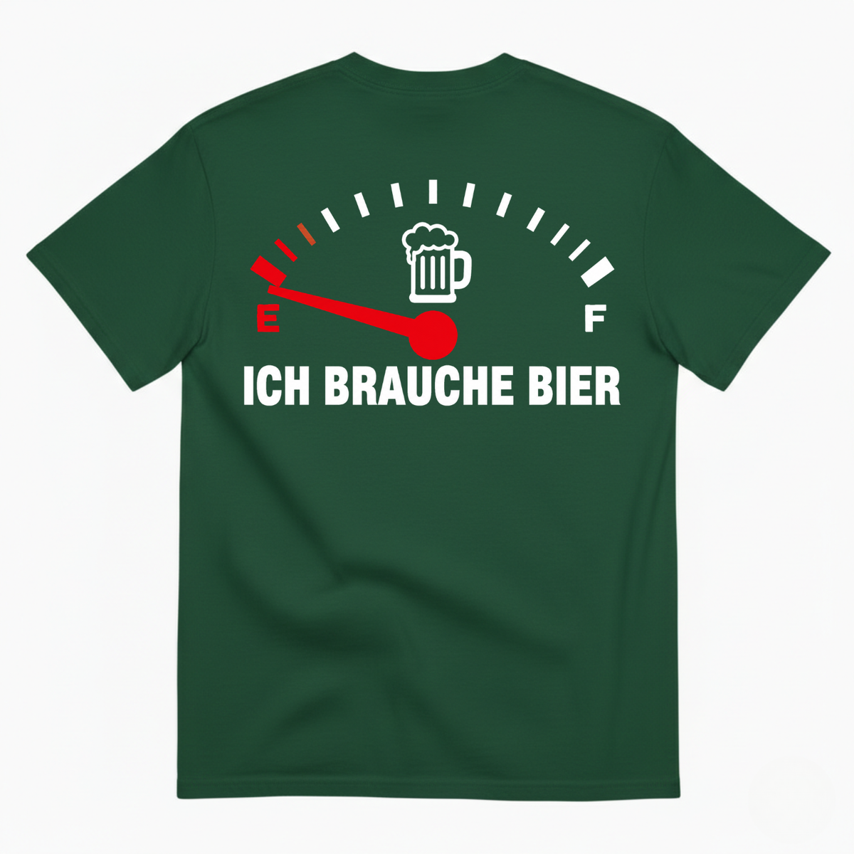 ICH BRAUCHE BIER T-SHIRT (BACK PRINT)