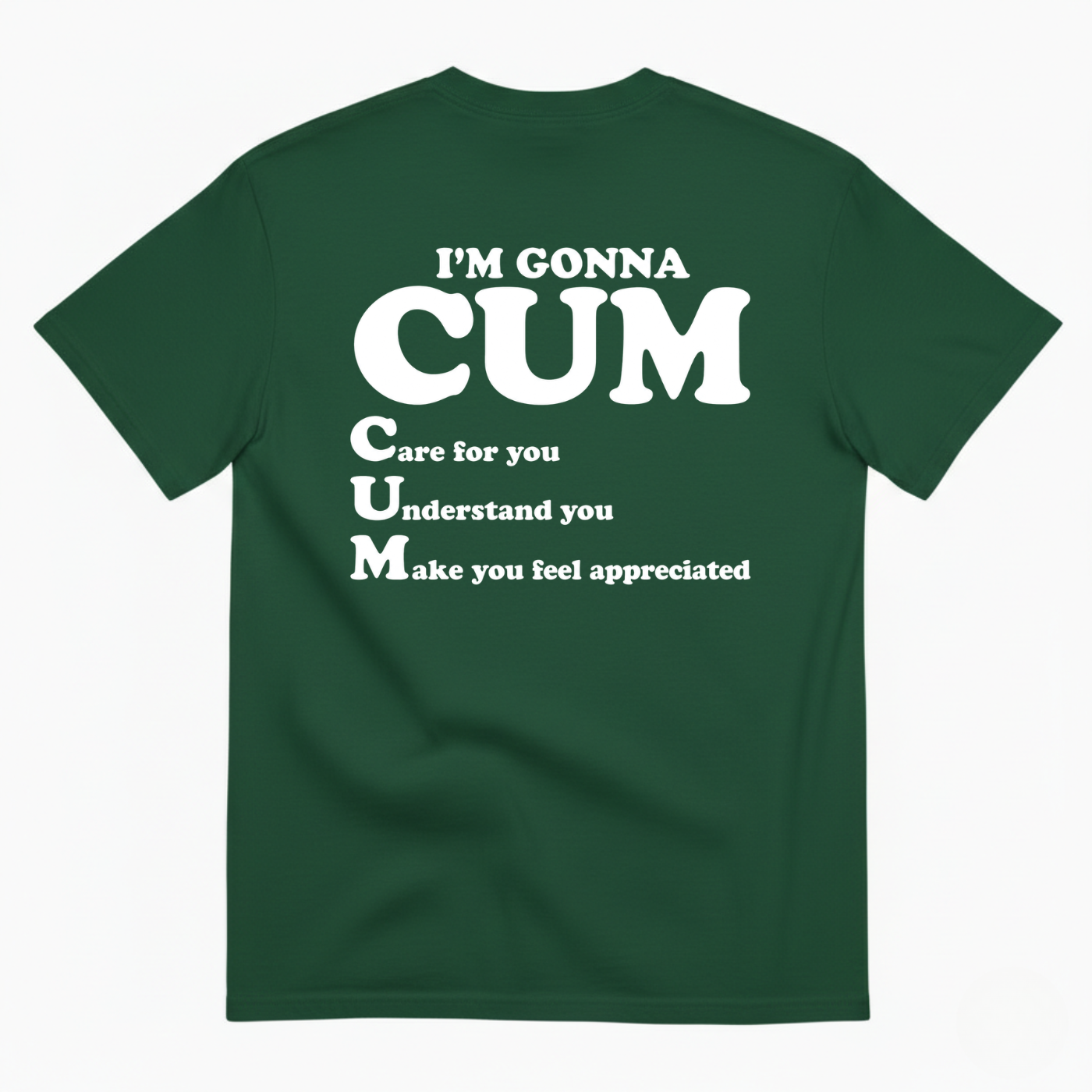 I’M GONNA CUM T-SHIRT (BACK PRINT)