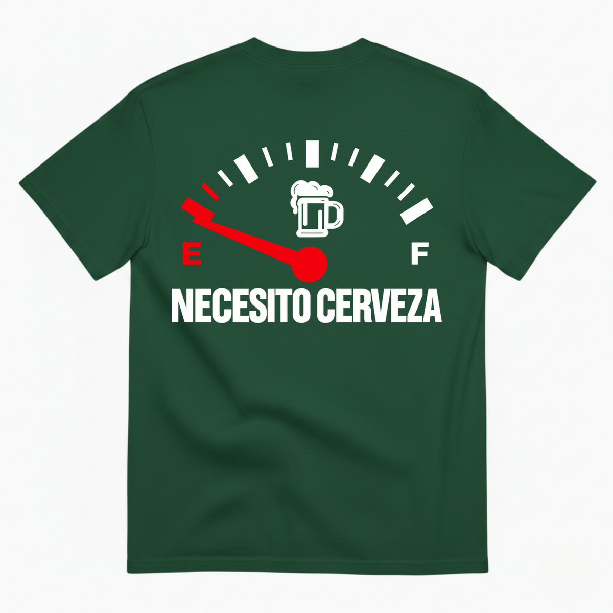 NECESITO CERVEZA T-SHIRT (BACK PRINT)