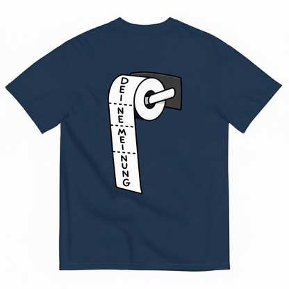 DEINE MEINUNG T-SHIRT (BACK PRINT)