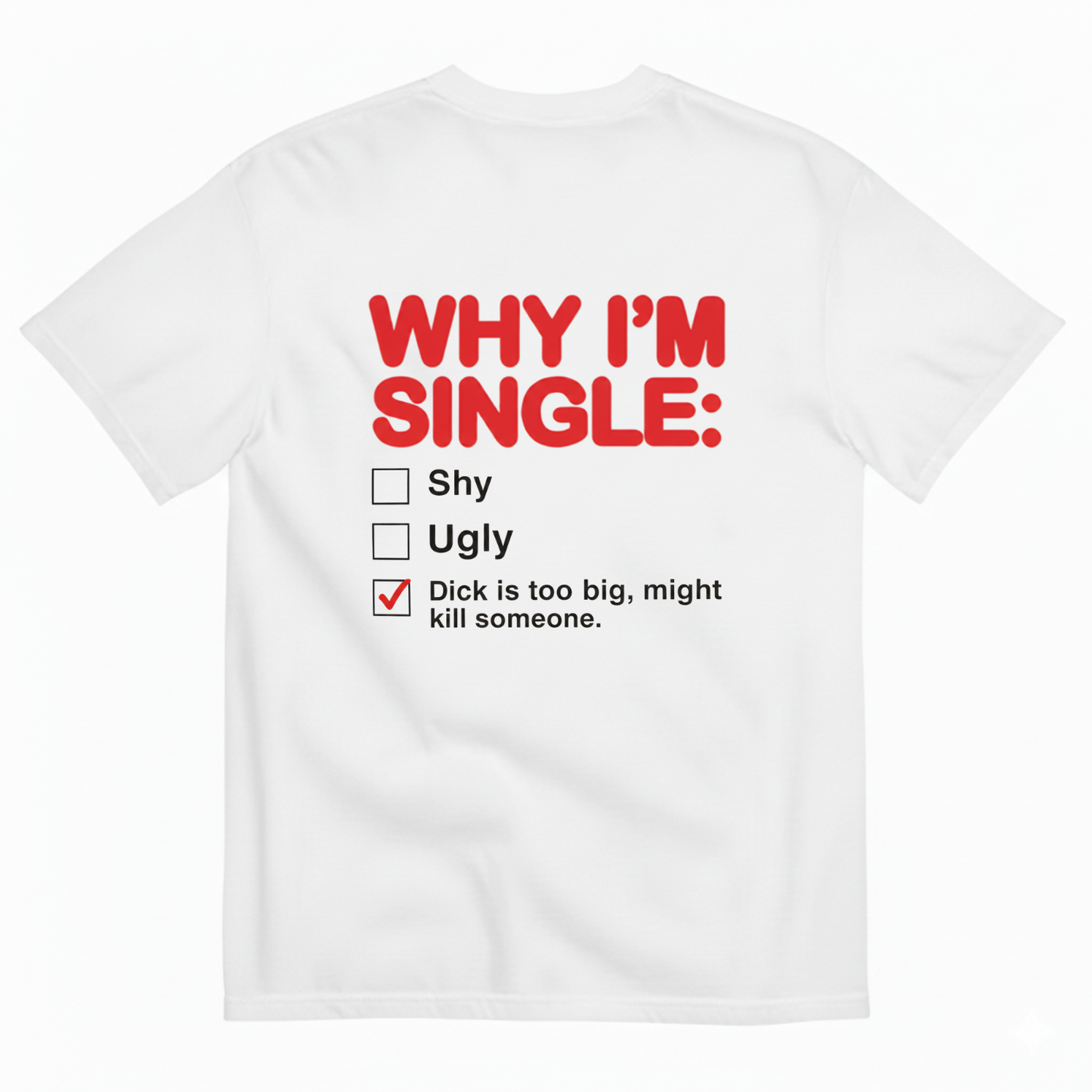 WHY I'M SINGLE T- SHIRT