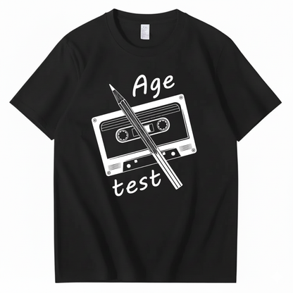 AGE TEST T - SHIRT (FRONT PRINT)