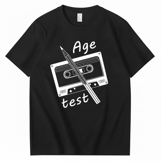 AGE TEST T - SHIRT (FRONT PRINT)