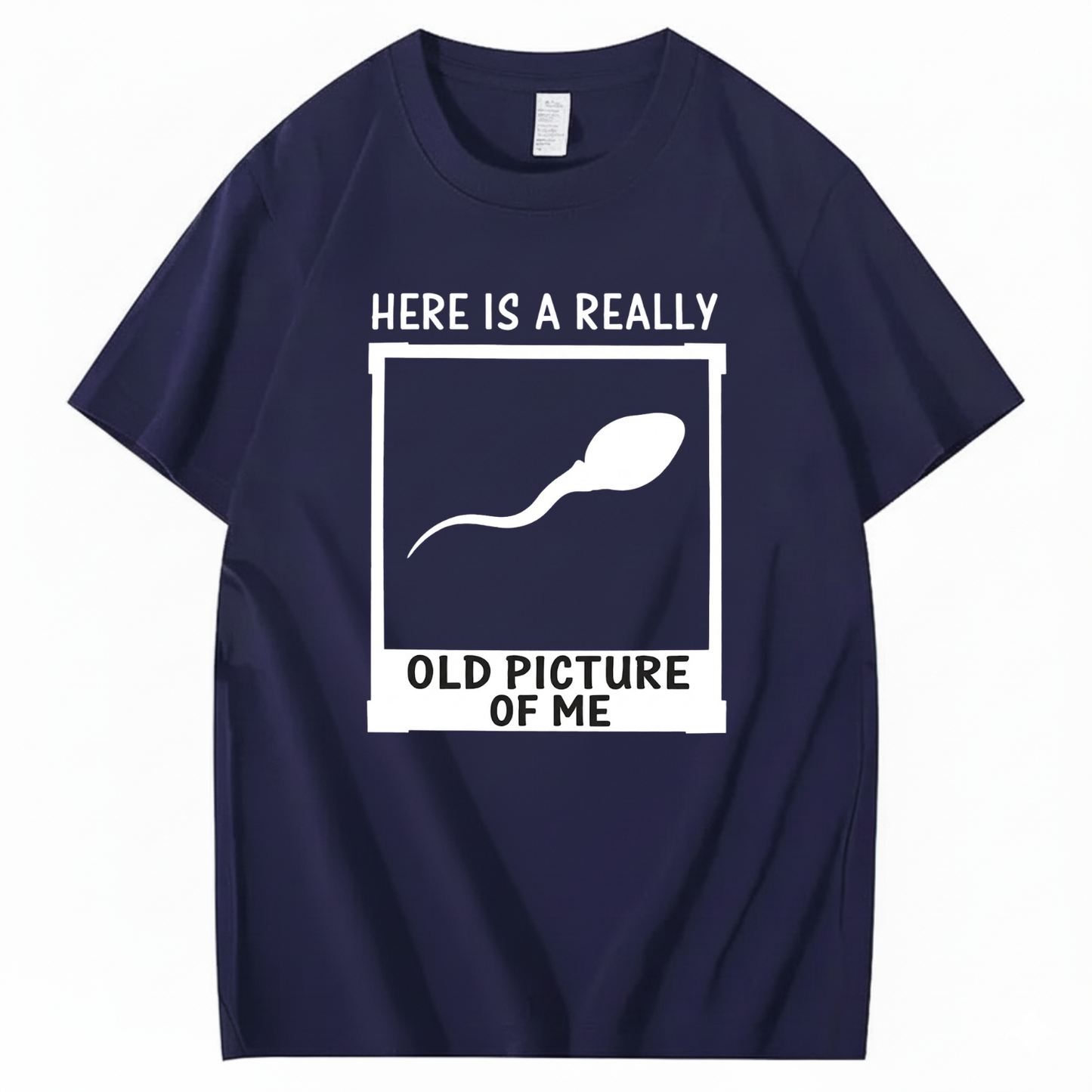 HERE IS A REALLY OLD PICTURE OF ME T - SHIRT (FRONT PRINT)