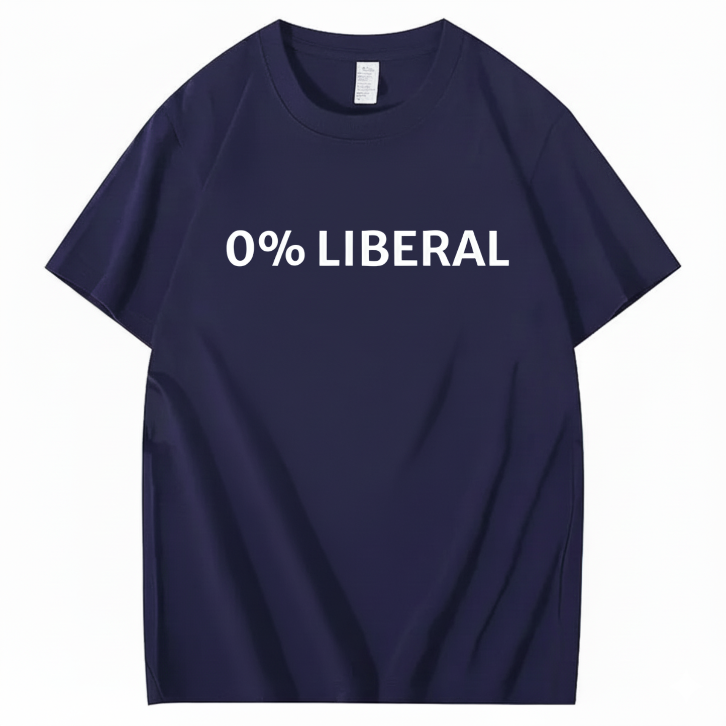 0% LIBERAL T - SHIRT (FRONT PRINT)