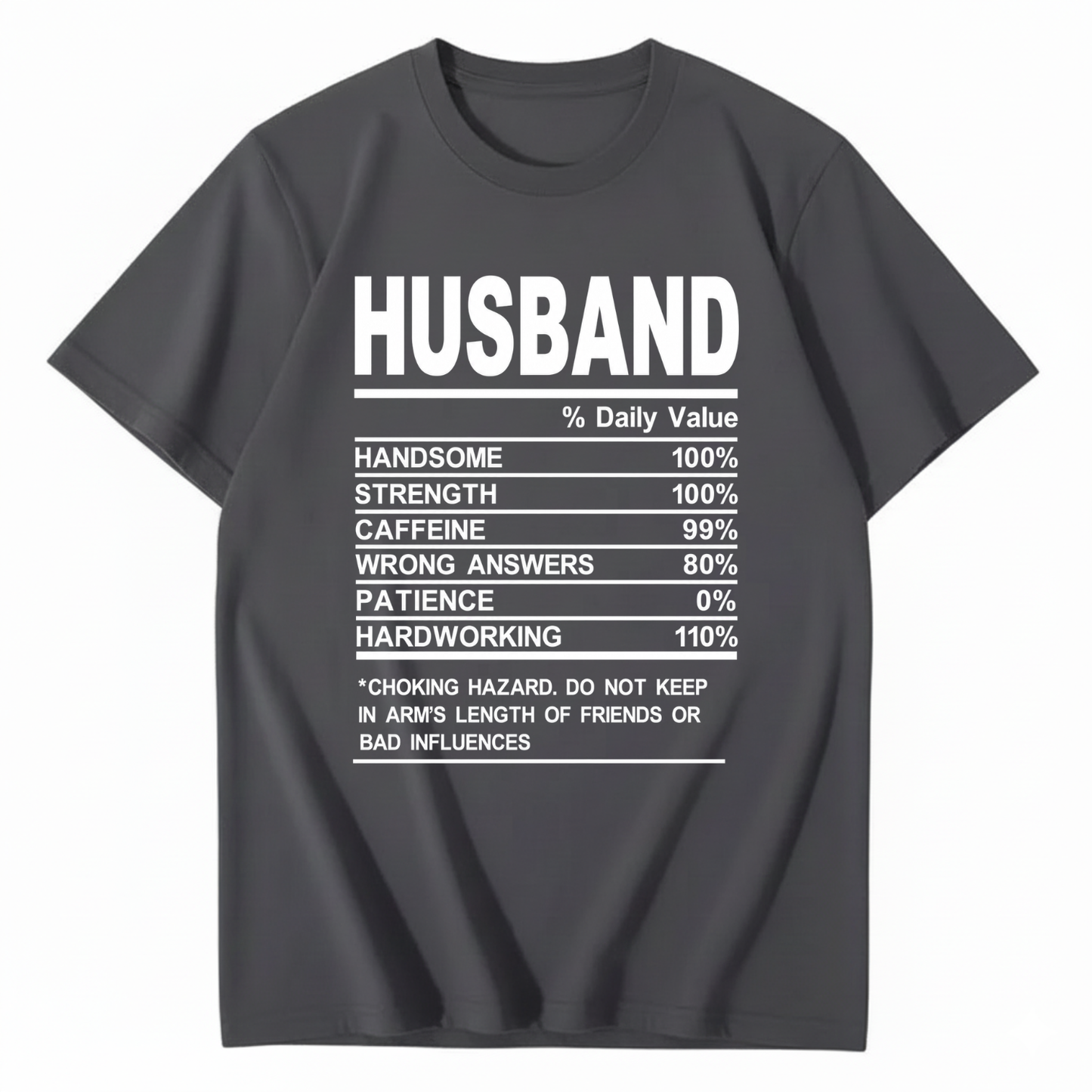 HUSBAND T - SHIRT (FRONT PRINT)