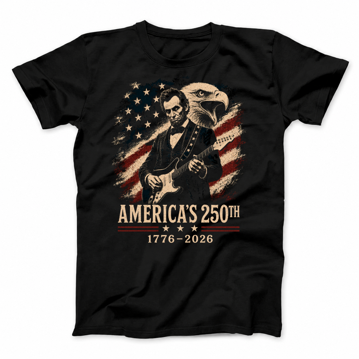 AMERICA'S 250TH T - SHIRT (FRONT PRINT)