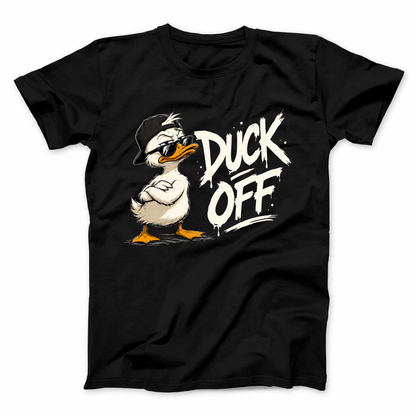 DUCK OFF T - SHIRT (FRONT PRINT)