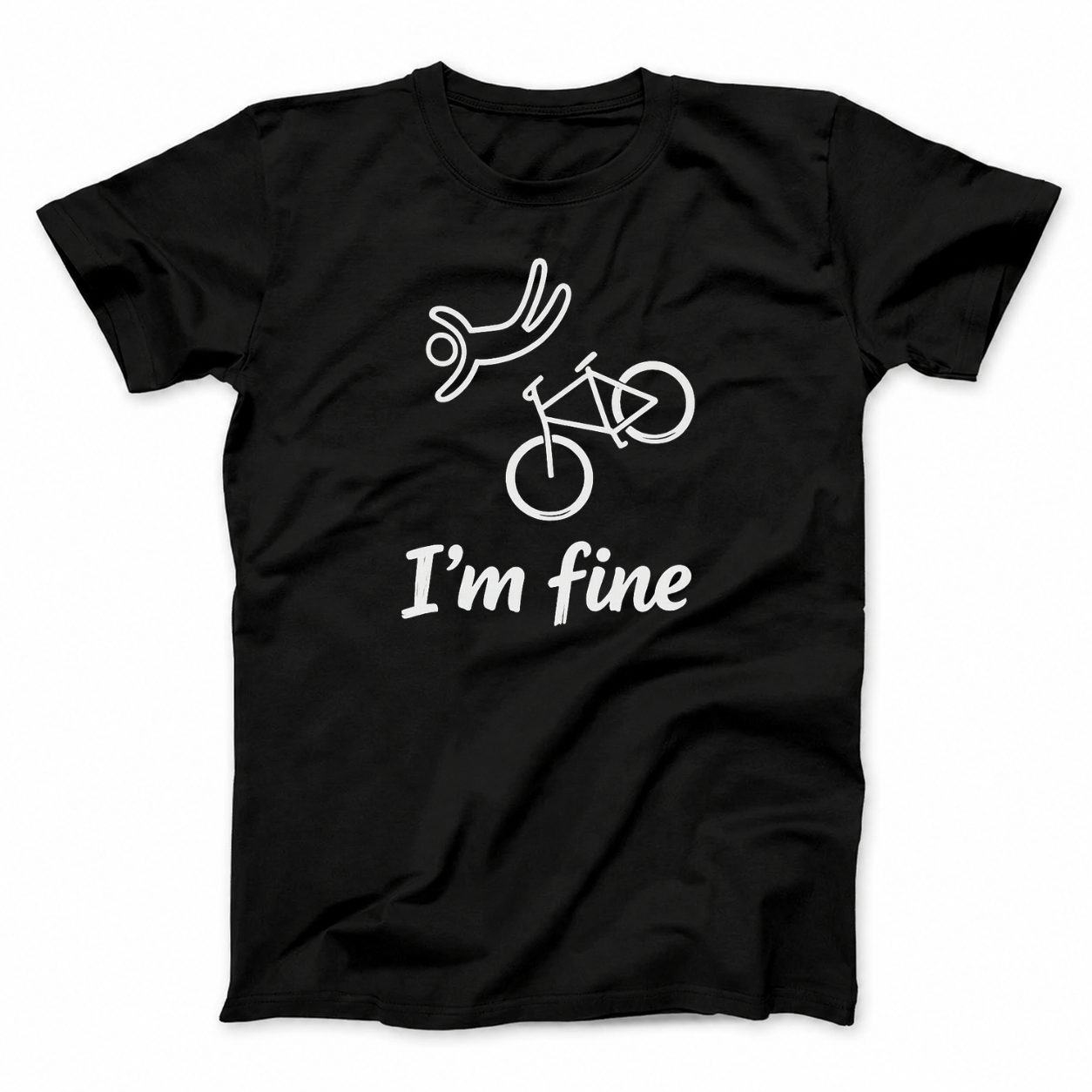 I'M FINE T - SHIRT (FRONT PRINT)