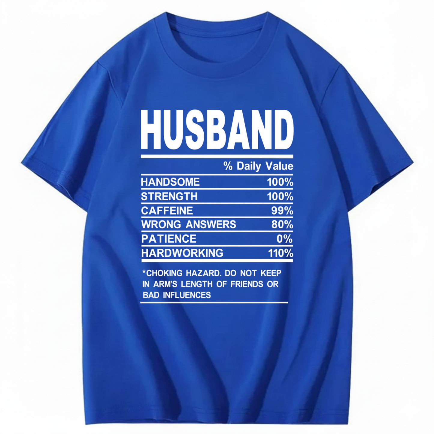 HUSBAND T - SHIRT (FRONT PRINT)