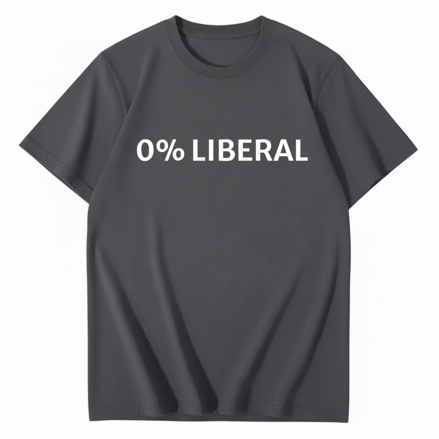 0% LIBERAL T - SHIRT (FRONT PRINT)