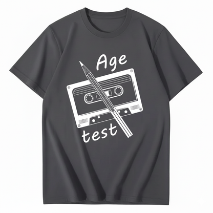 AGE TEST T - SHIRT (FRONT PRINT)