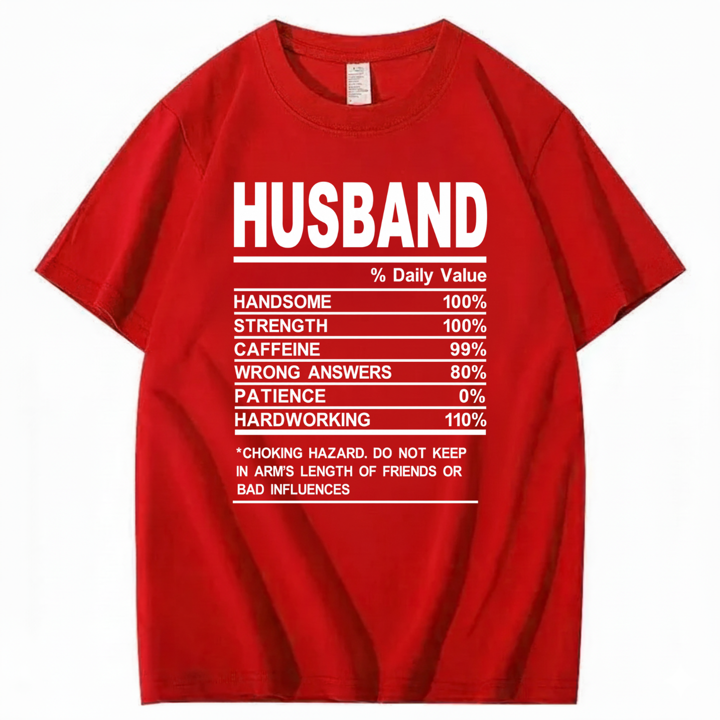 HUSBAND T - SHIRT (FRONT PRINT)