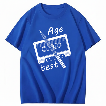 AGE TEST T - SHIRT (FRONT PRINT)